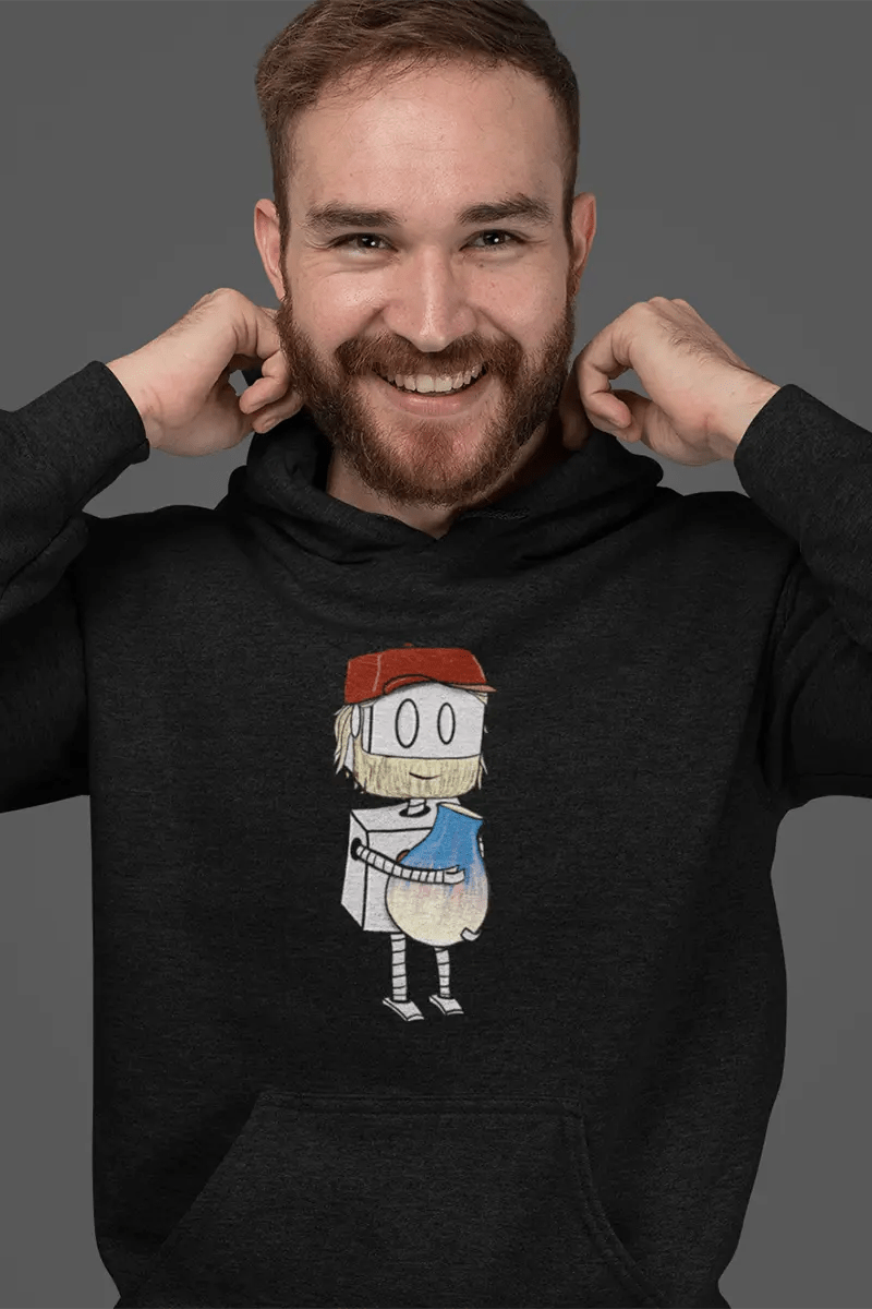 "Adorable Potter Robot"Premium Hoodie (Dan's Version) - Dan Pearce Ceramics