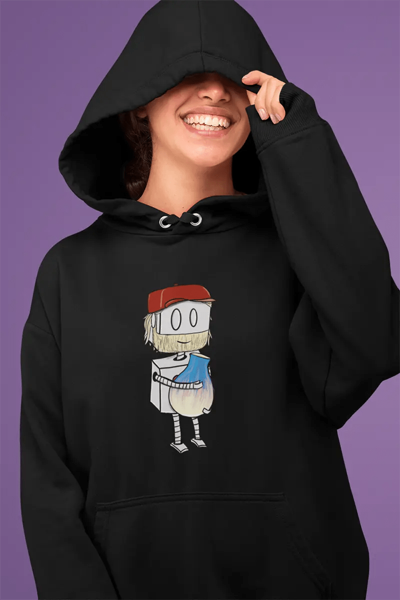 "Adorable Potter Robot"Premium Hoodie (Dan's Version) - Dan Pearce Ceramics