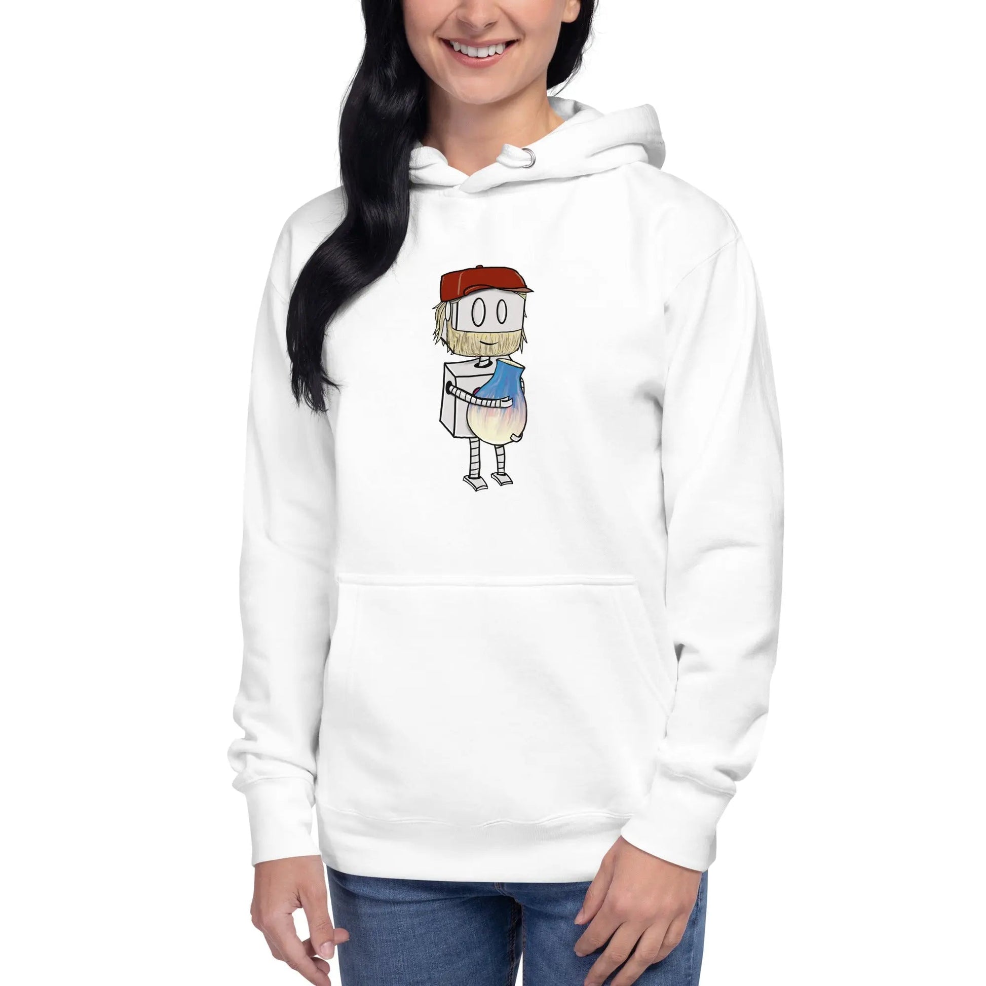 "Adorable Potter Robot"Premium Hoodie (Dan's Version) - Dan Pearce Ceramics