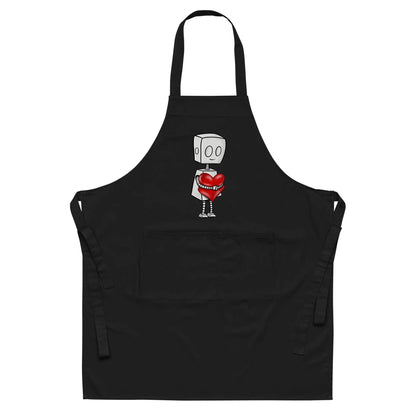 "Adorable Robot" Cooking & Pottery Apron (Tender Heart Version) - Dan Pearce Ceramics