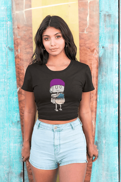 "Adorable Robot" Crop Top (Beanie & Pottery Version) - Dan Pearce Ceramics