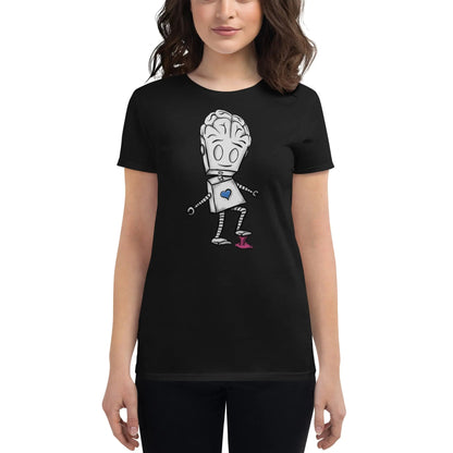 "Adorable Robot" Ladies Premium Tee (Balance of Heart & Mind Version) - Dan Pearce Ceramics