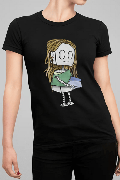 "Adorable Robot" Ladies Premium Tee (Pottery Lover) - Dan Pearce Ceramics