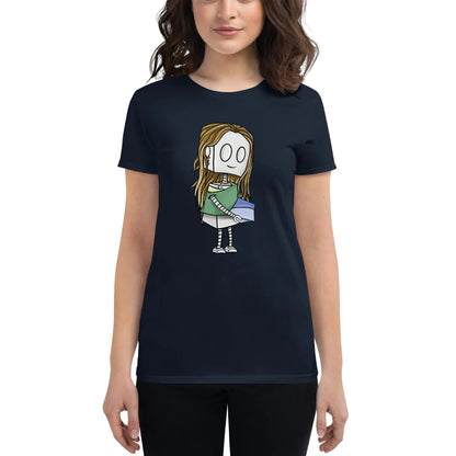 "Adorable Robot" Ladies Premium Tee (Pottery Lover) - Dan Pearce Ceramics