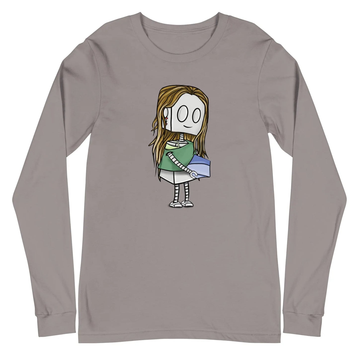 "Adorable Robot" Long - Sleeve Shirt (Pottery Lover) - Dan Pearce Ceramics