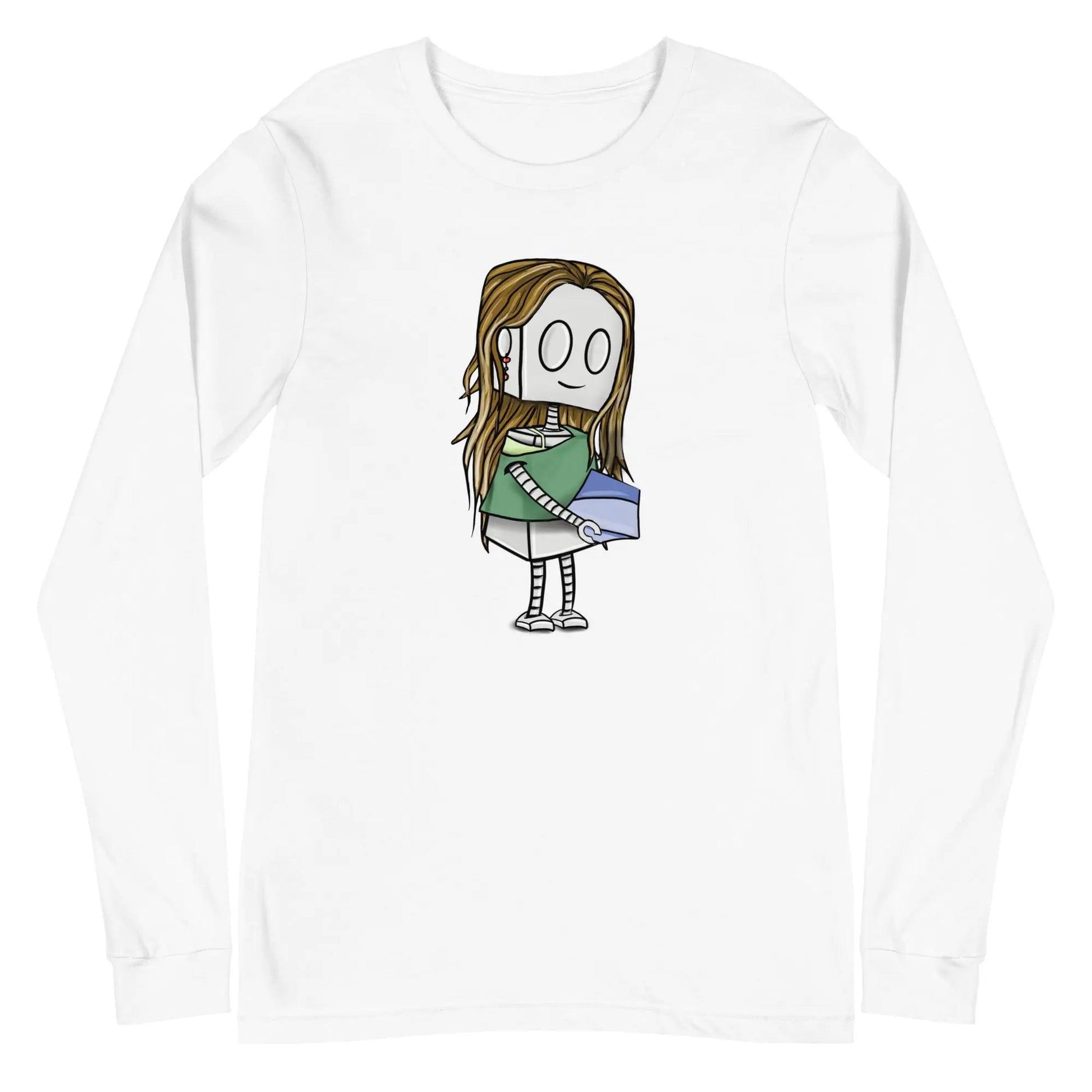 "Adorable Robot" Long - Sleeve Shirt (Pottery Lover) - Dan Pearce Ceramics