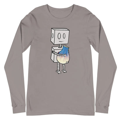 "Adorable Robot" Long - Sleeve Shirt (Robot & Pottery Version) - Dan Pearce Ceramics