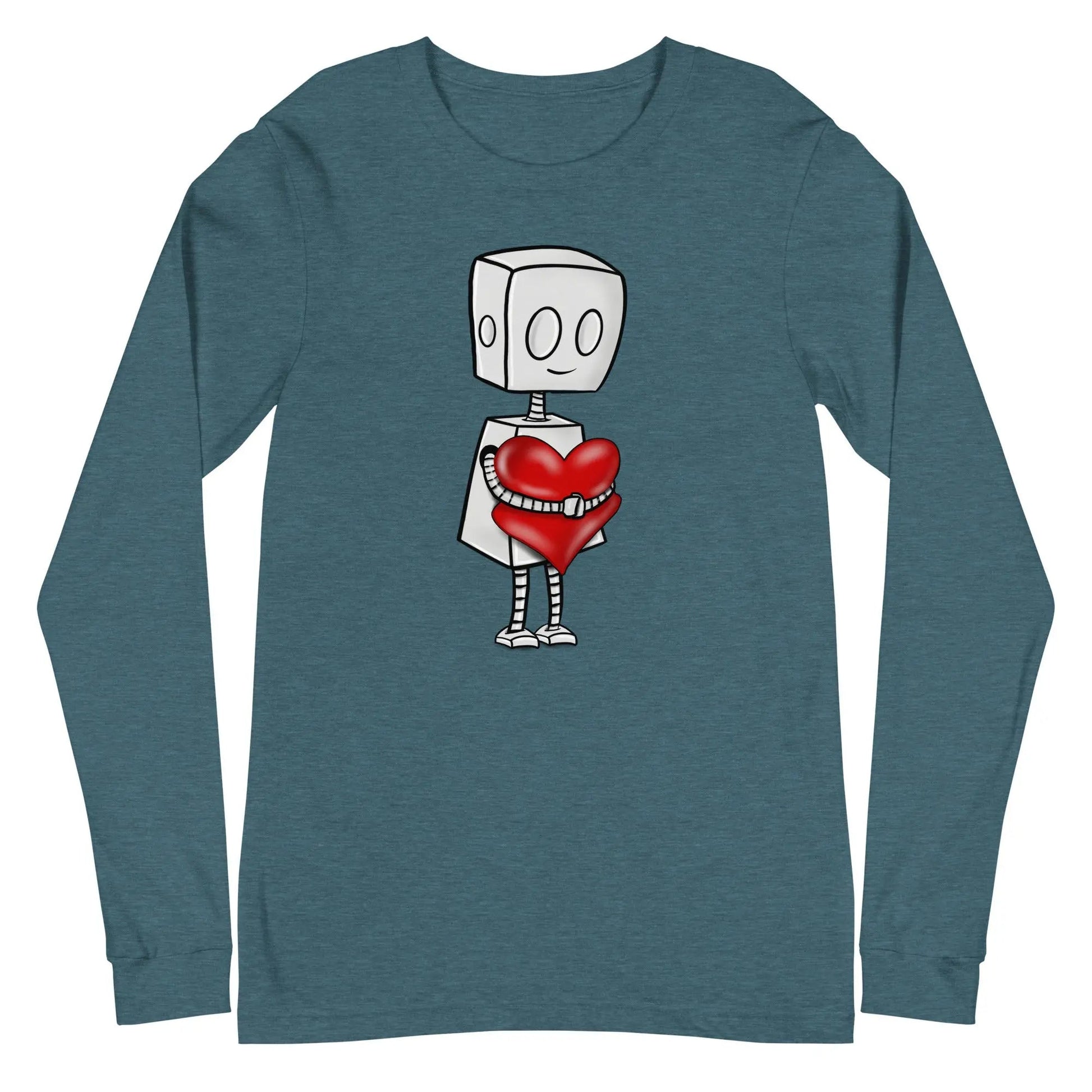 "Adorable Robot" Long - Sleeve Shirt (Tender Heart Version) - Dan Pearce Ceramics