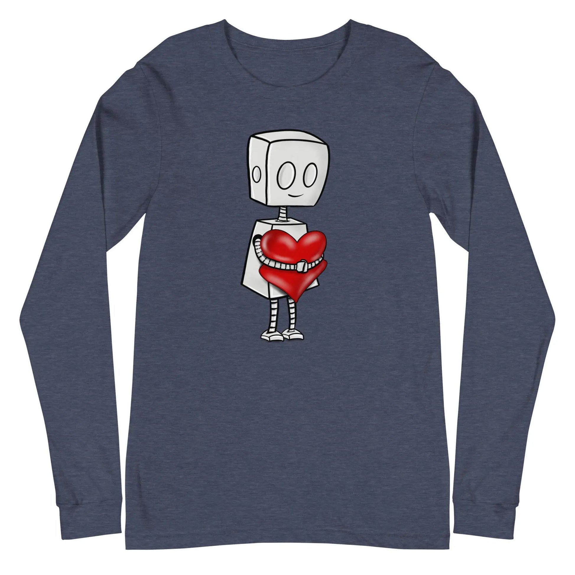 "Adorable Robot" Long - Sleeve Shirt (Tender Heart Version) - Dan Pearce Ceramics