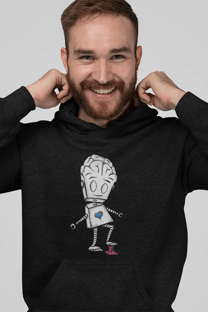 "Adorable Robot" Premium Hoodie (Balance of Heart & Mind Version) - Dan Pearce Ceramics