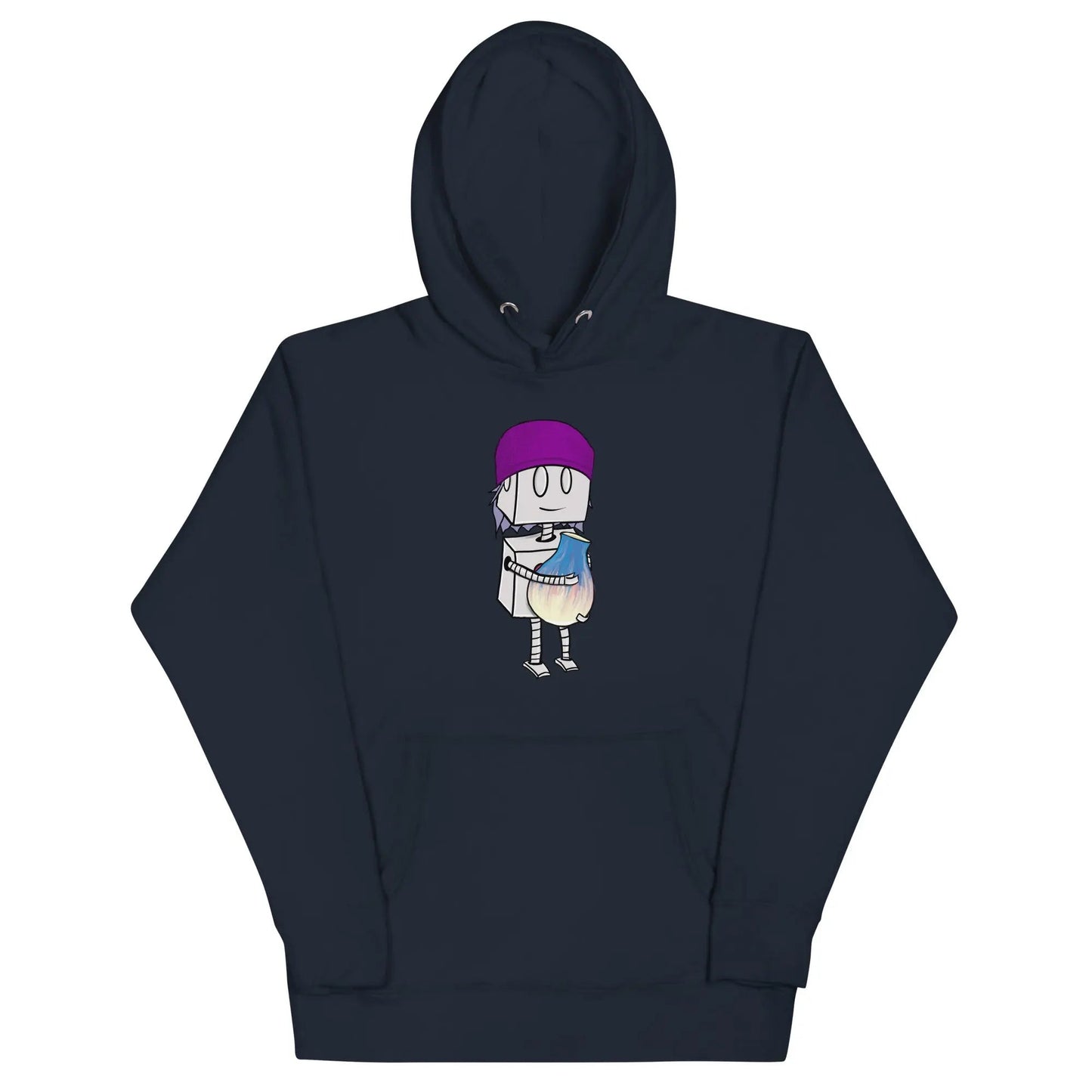 "Adorable Robot" Premium Hoodie (Beanie & Pottery Version) - Dan Pearce Ceramics