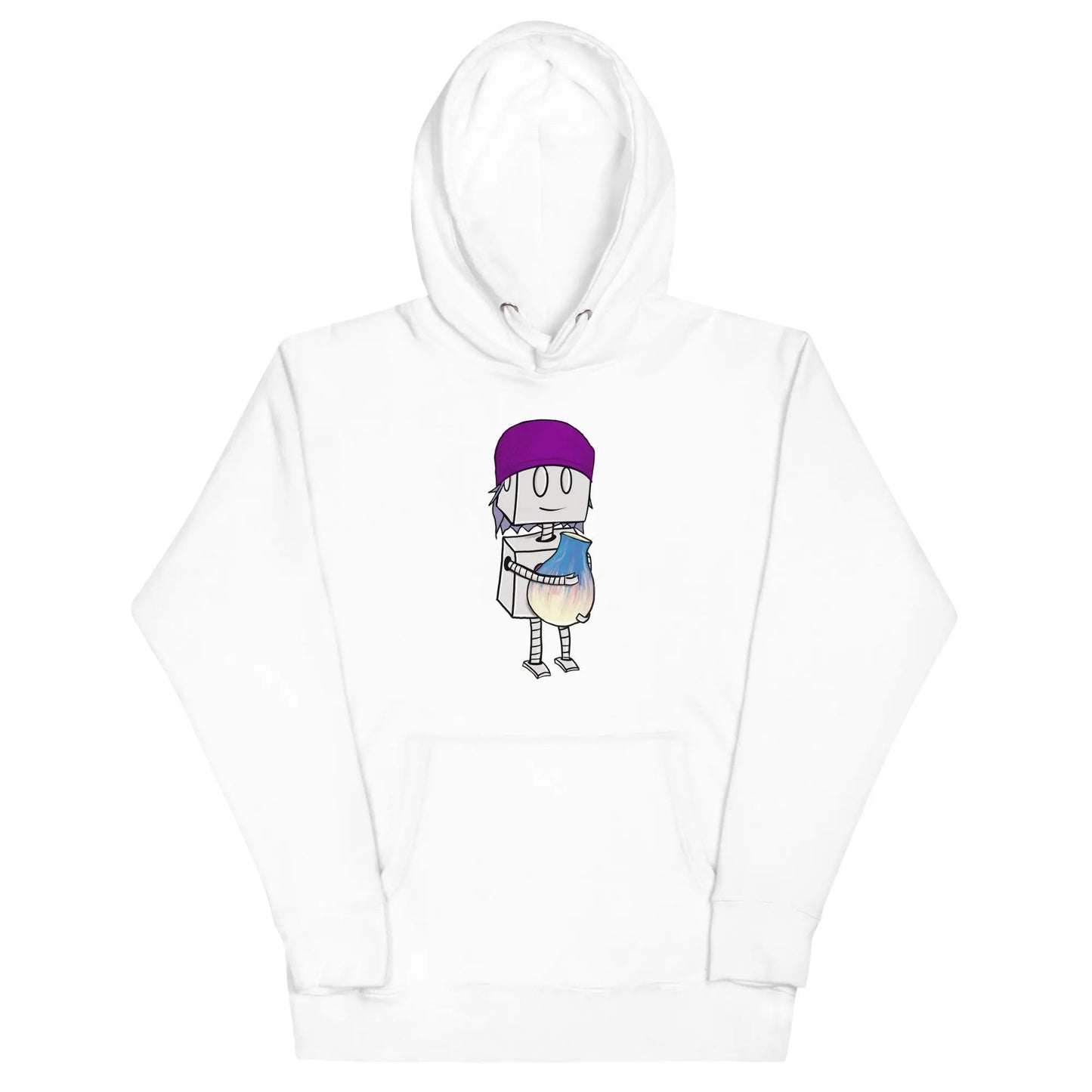 "Adorable Robot" Premium Hoodie (Beanie & Pottery Version) - Dan Pearce Ceramics