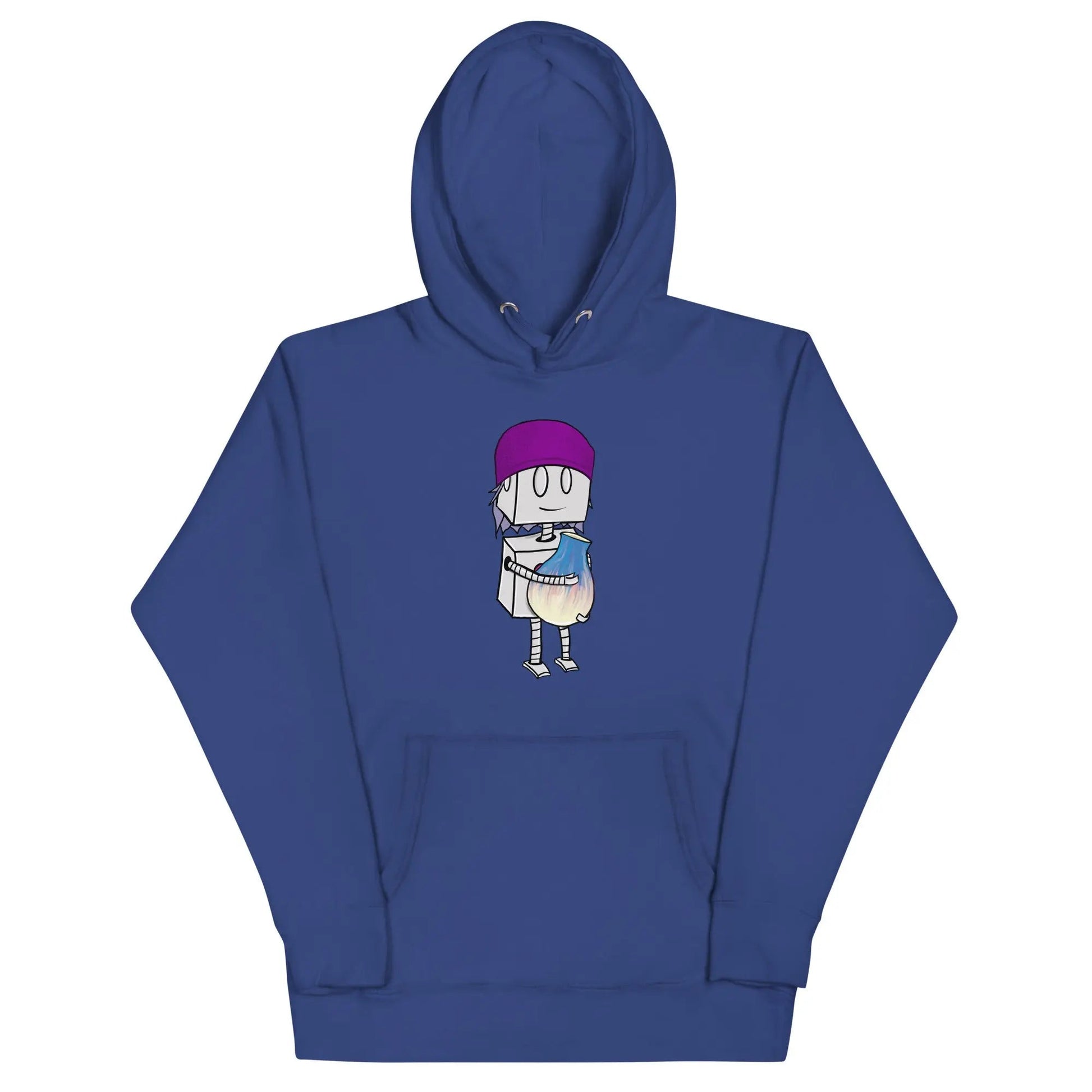 "Adorable Robot" Premium Hoodie (Beanie & Pottery Version) - Dan Pearce Ceramics