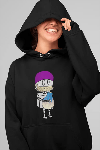 "Adorable Robot" Premium Hoodie (Bearded Potter with Beanie Version) - Dan Pearce Ceramics