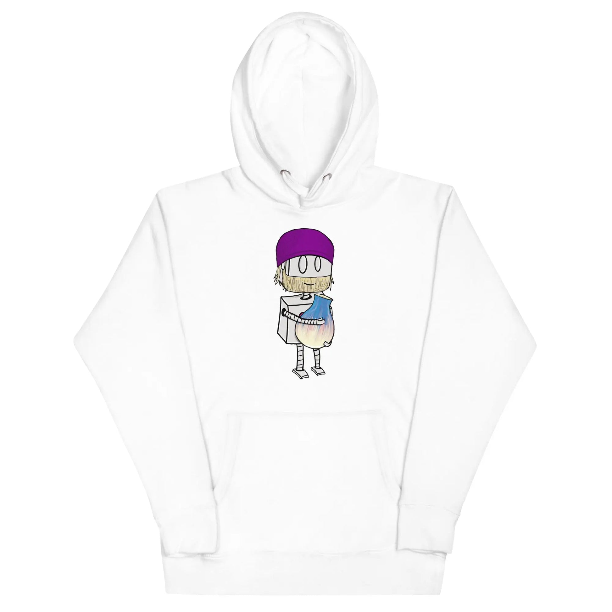 "Adorable Robot" Premium Hoodie (Bearded Potter with Beanie Version) - Dan Pearce Ceramics