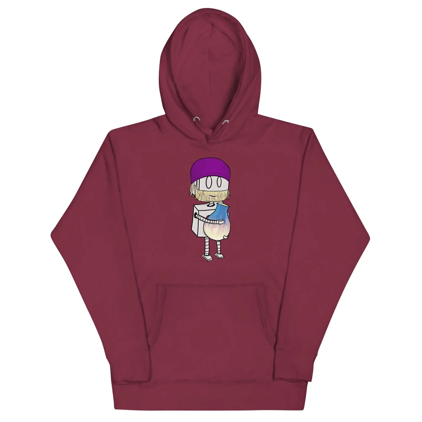 "Adorable Robot" Premium Hoodie (Bearded Potter with Beanie Version) - Dan Pearce Ceramics