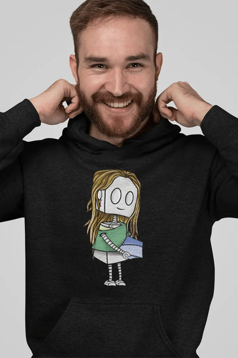 "Adorable Robot" Premium Hoodie (Pottery Lover) - Dan Pearce Ceramics