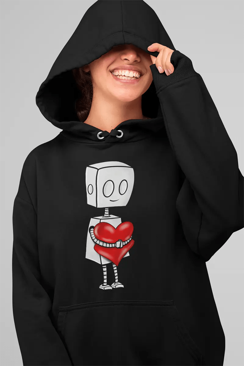 "Adorable Robot" Premium Hoodie (Tender Heart Version) - Dan Pearce Ceramics