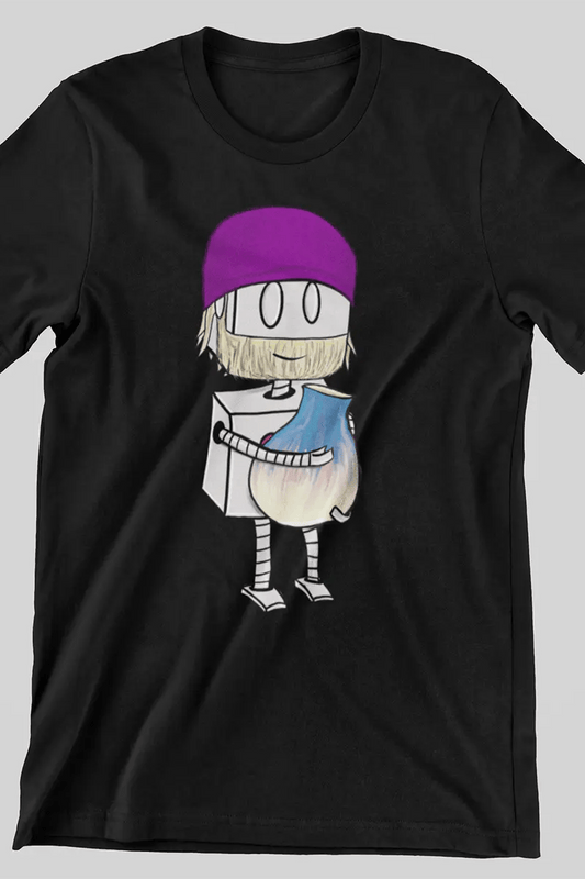 "Adorable Robot" Premium T-Shirt (Bearded Potter with Beanie Version) - Unisex - Dan Pearce Ceramics