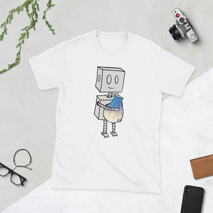 "Adorable Robot" Premium T-Shirt (Robot & Pottery Version) - Unisex - Dan Pearce Ceramics