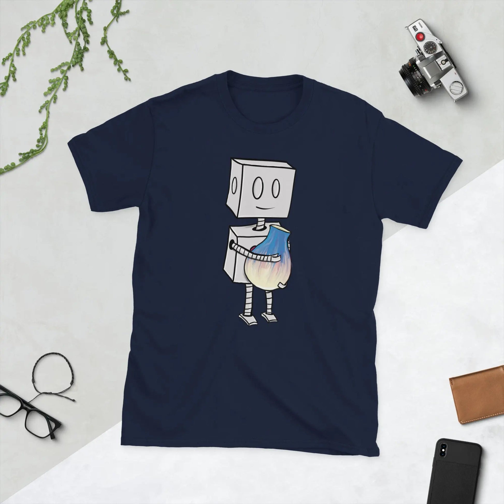 "Adorable Robot" Premium T-Shirt (Robot & Pottery Version) - Unisex - Dan Pearce Ceramics