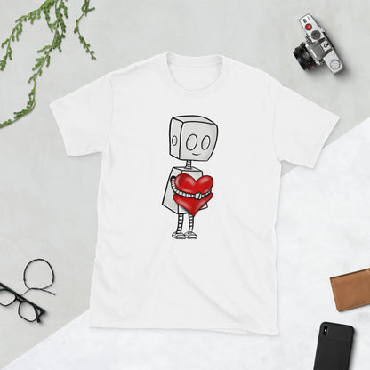 "Adorable Robot" Premium T-Shirt (Tender Heart Version) - Unisex - Dan Pearce Ceramics