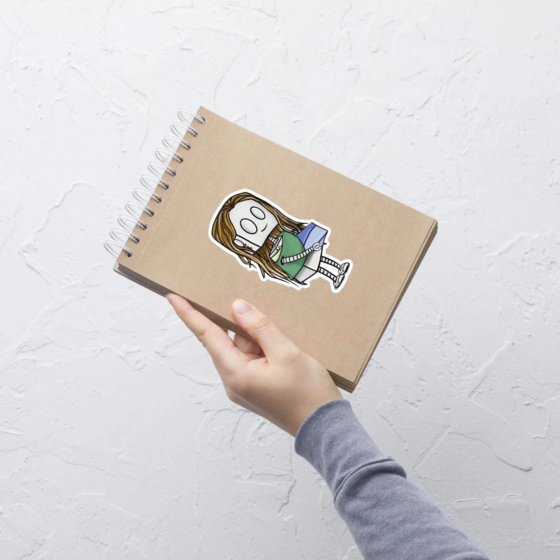 "Adorable Robot" Premium Vinyl Sticker (Pottery Lover) - Dan Pearce Ceramics