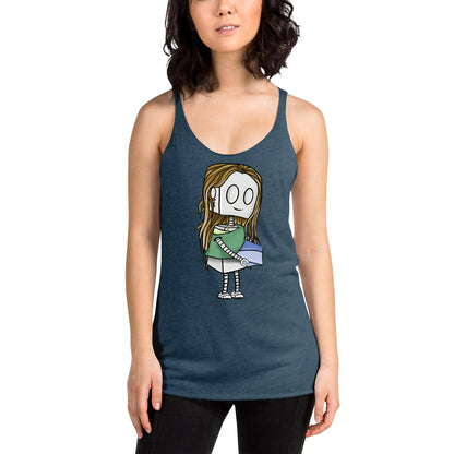 "Adorable Robot" Racerback Tank Top (Pottery Lover) - Dan Pearce Ceramics