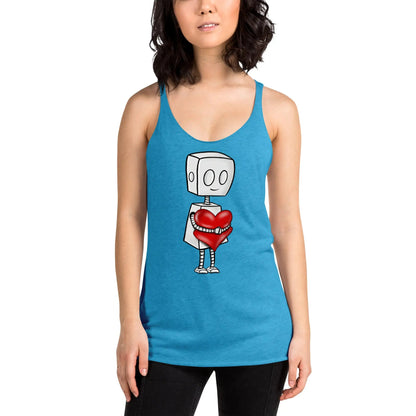 "Adorable Robot" Racerback Tank Top (Tender Heart Version) - Dan Pearce Ceramics