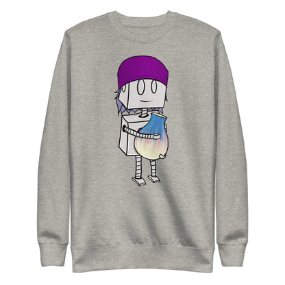 "Adorable Robot" Unisex Crewneck Sweatshirt (Beanie & Pottery Version) - Dan Pearce Ceramics