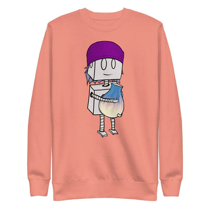 "Adorable Robot" Unisex Crewneck Sweatshirt (Beanie & Pottery Version) - Dan Pearce Ceramics