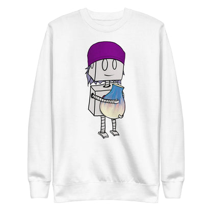 "Adorable Robot" Unisex Crewneck Sweatshirt (Beanie & Pottery Version) - Dan Pearce Ceramics