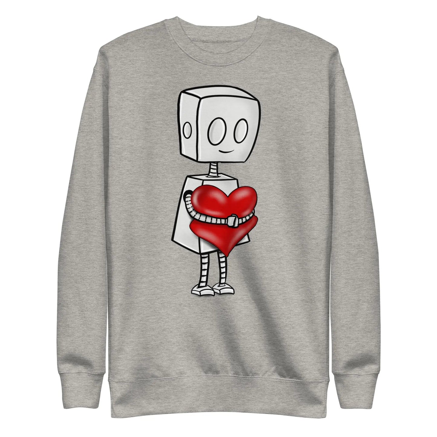 "Adorable Robot" Unisex Crewneck Sweatshirt (Tender Heart Version) - Dan Pearce Ceramics