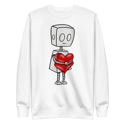 "Adorable Robot" Unisex Crewneck Sweatshirt (Tender Heart Version) - Dan Pearce Ceramics