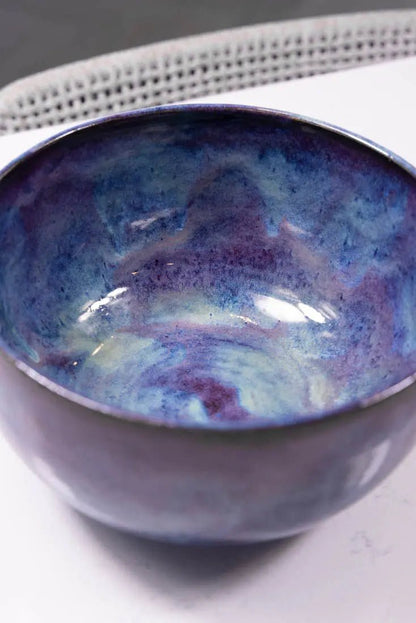 Bowl #11 Large Stoneware "Northern Lights" Serving Bowl (Big Bowl Series) - Dan Pearce Ceramics