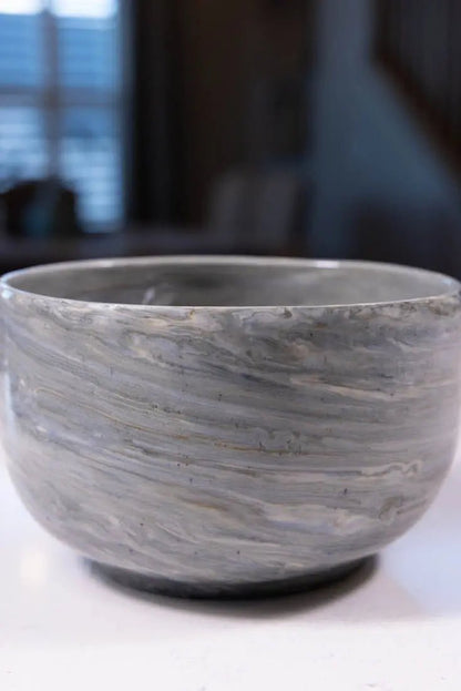 Bowl #30 Medium Stoneware Neriage Marbled Decorative Bowl (Big Bowl Series) - Dan Pearce Ceramics