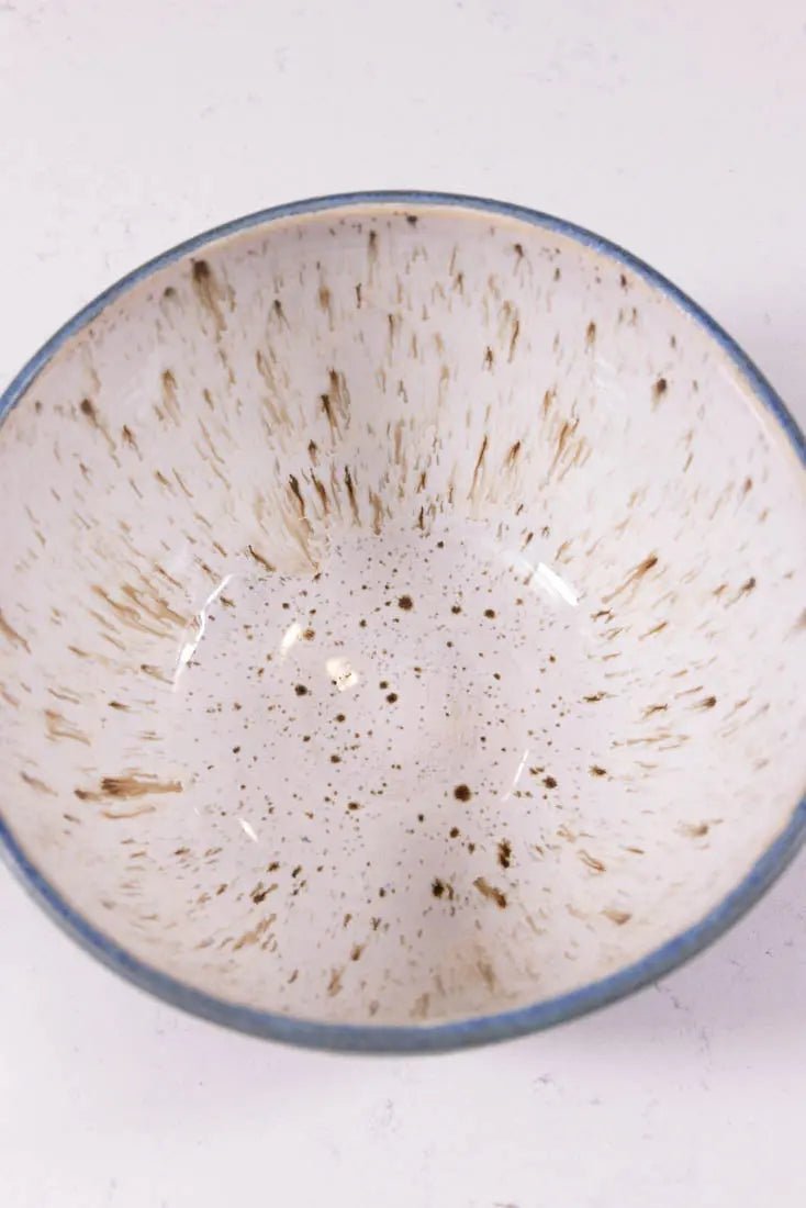 Bowl #44 XL Stoneware Magma Mountain Range Serving Bowl (Big Bowl Series) - Dan Pearce Ceramics