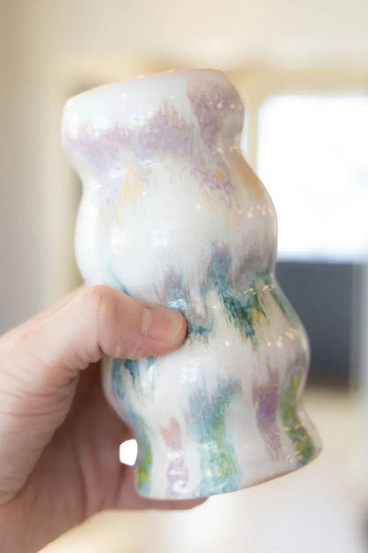 Contemporary Color Splash Bubble Vase - Dan Pearce Ceramics