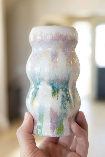 Contemporary Color Splash Bubble Vase - Dan Pearce Ceramics