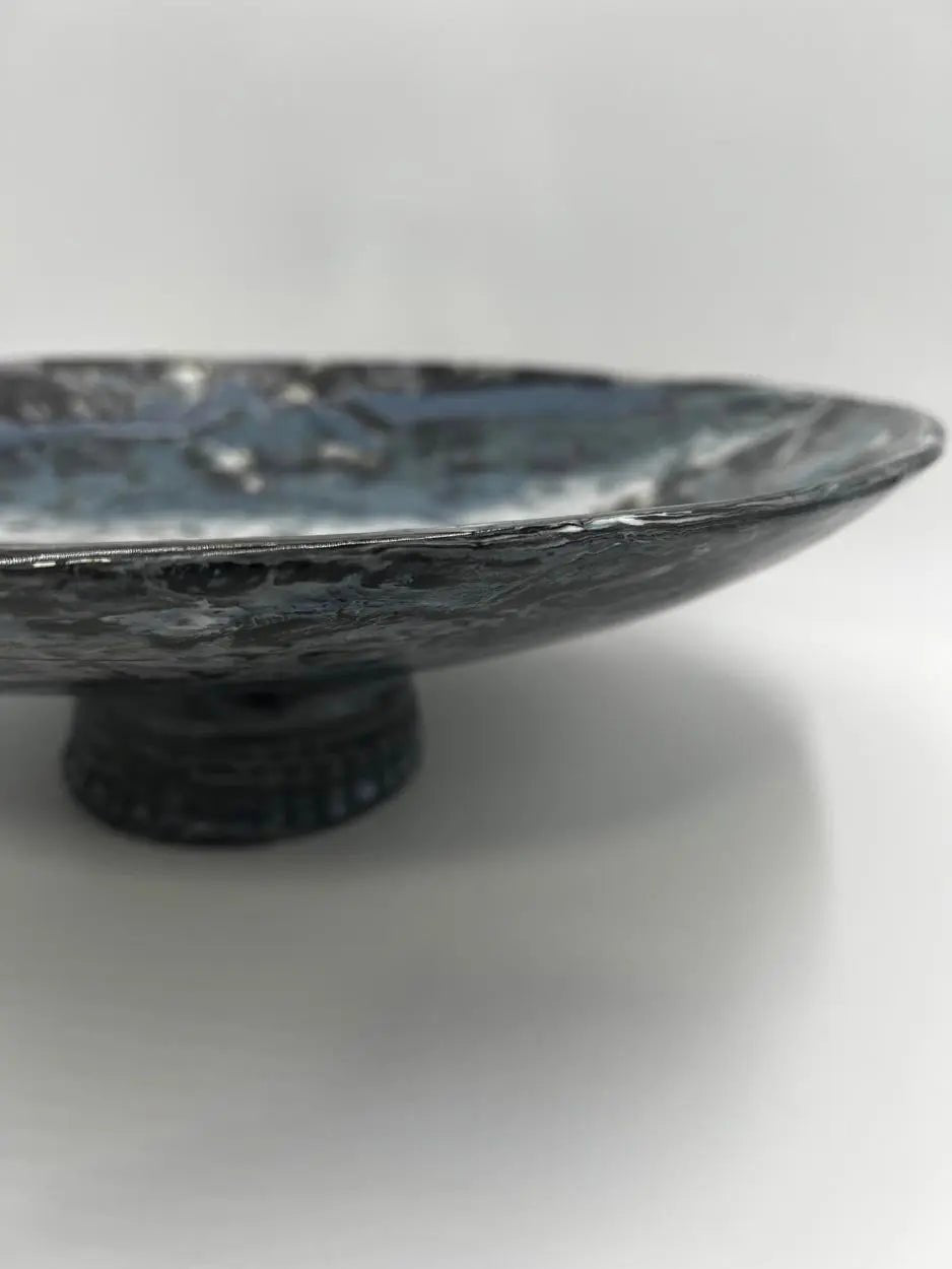 Eight - Clay Marbled XL Slant Serving Dish - Dan Pearce Ceramics