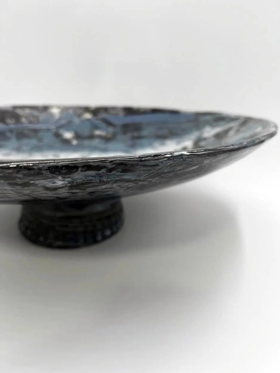 Eight - Clay Marbled XL Slant Serving Dish - Dan Pearce Ceramics