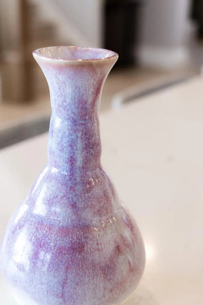 Large Decorative Stoneware Vase (Plums & Creams) - Dan Pearce Ceramics