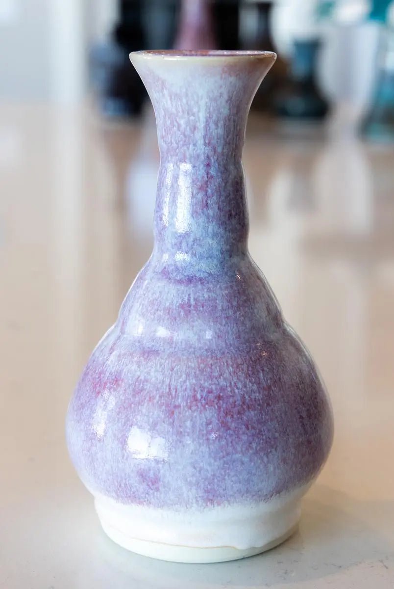 Large Decorative Stoneware Vase (Plums & Creams) - Dan Pearce Ceramics