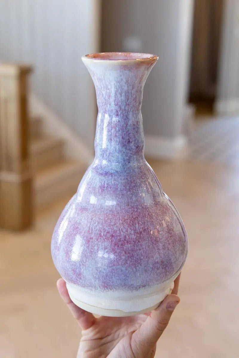 Large Decorative Stoneware Vase (Plums & Creams) - Dan Pearce Ceramics