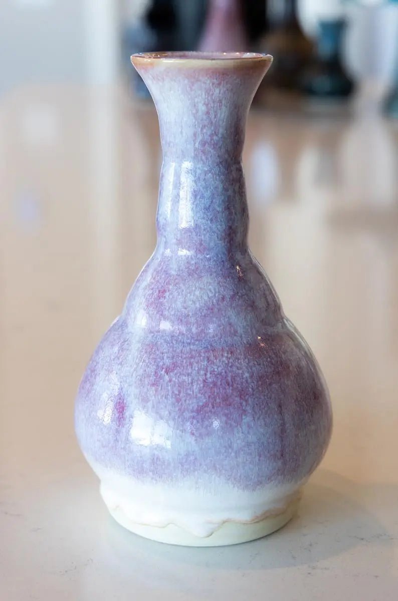 Large Decorative Stoneware Vase (Plums & Creams) - Dan Pearce Ceramics