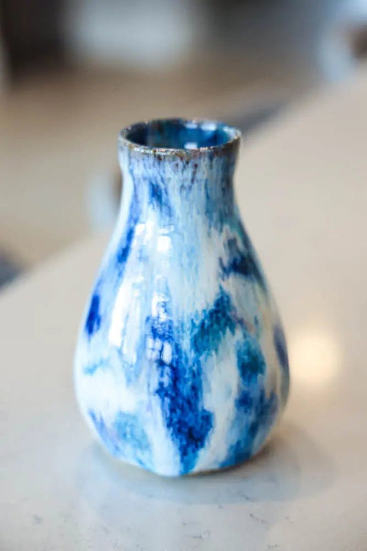 Pot #102 of 162 - Speckled Stoneware Bud Vase - Dan Pearce Ceramics