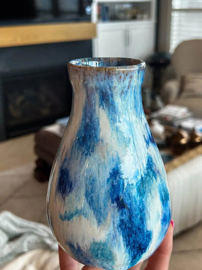 Pot #102 of 162 - Speckled Stoneware Bud Vase - Dan Pearce Ceramics