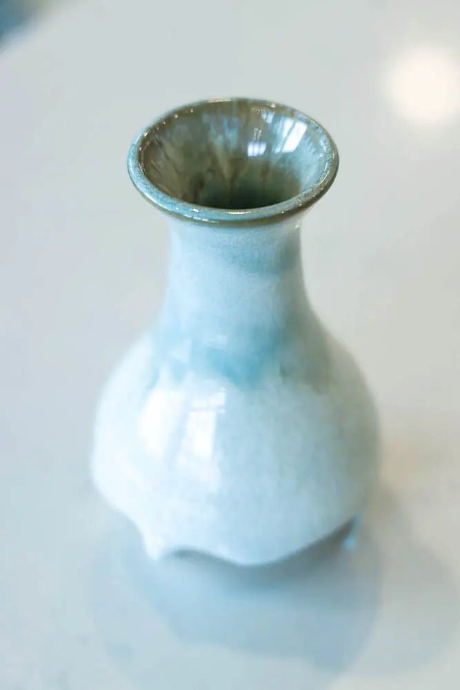 Pot #110 of 162 - Gray Stoneware Pot/Bud Vase - Dan Pearce Ceramics