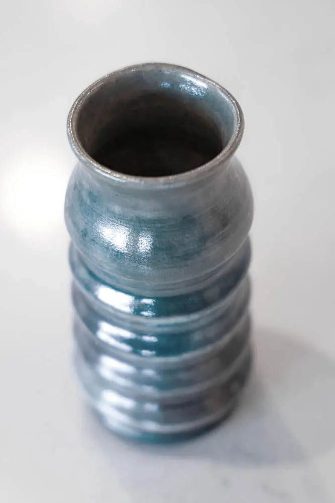 Pot #123 of 162 - Raku - Fired Pot/Vase - Dan Pearce Ceramics