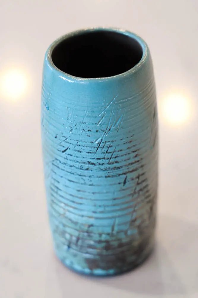 Pot #125 of 162 - Raku - Fired Vase - Dan Pearce Ceramics